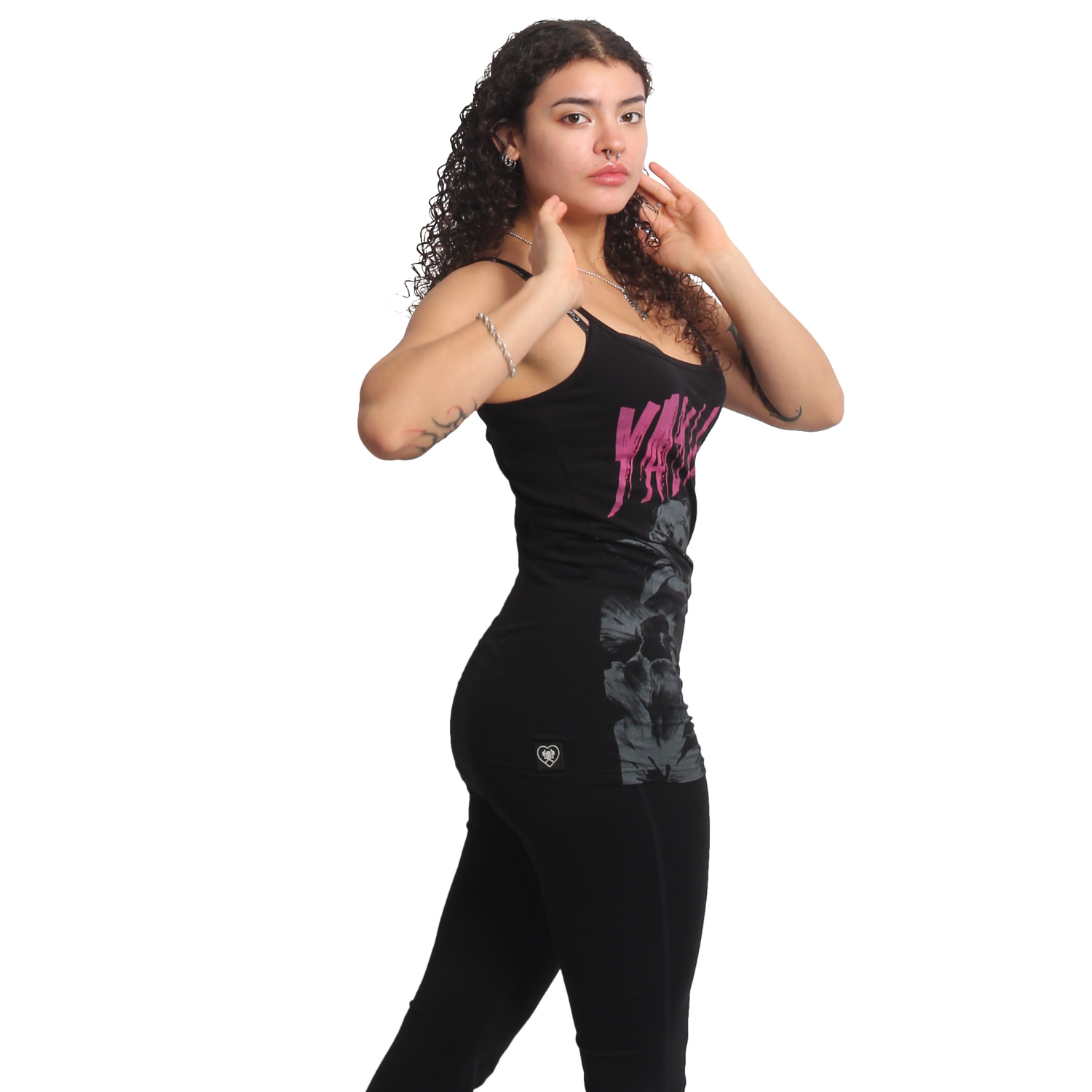 Yakuza dámské tílko Hidden Cami Top black L