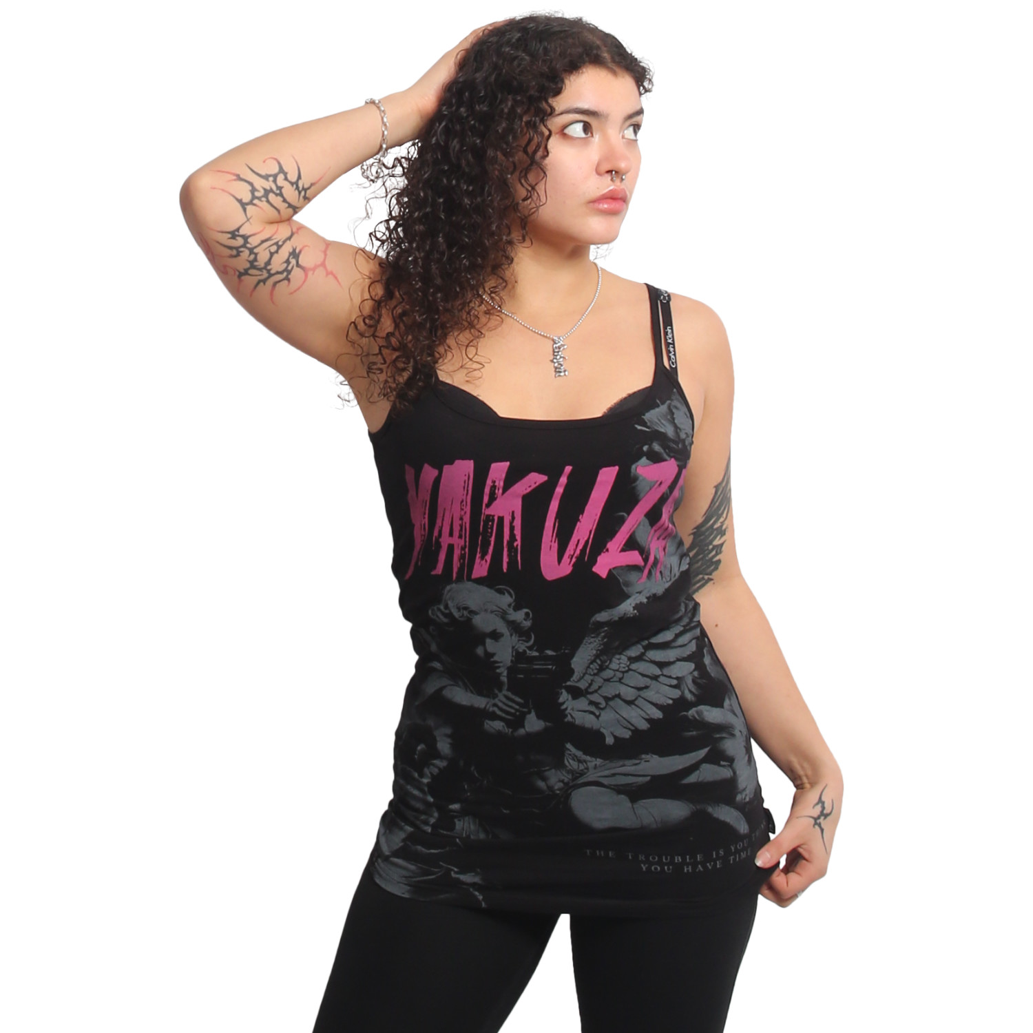 Yakuza dámské tílko Hidden Cami Top black L