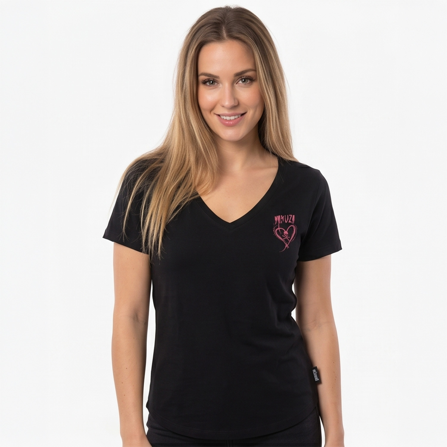 Yakuza dámské tílko Heart Curved V Neck Basic T-Shirt
