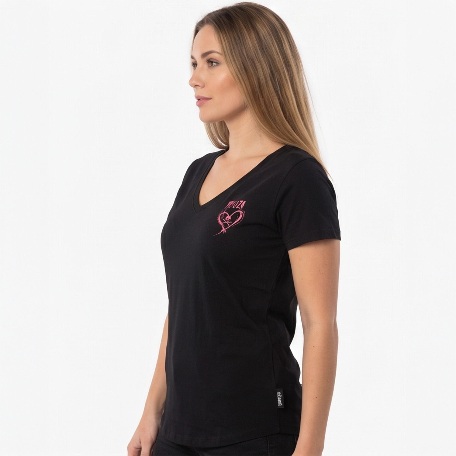 Yakuza dámské tílko Heart Curved V Neck Basic T-Shirt