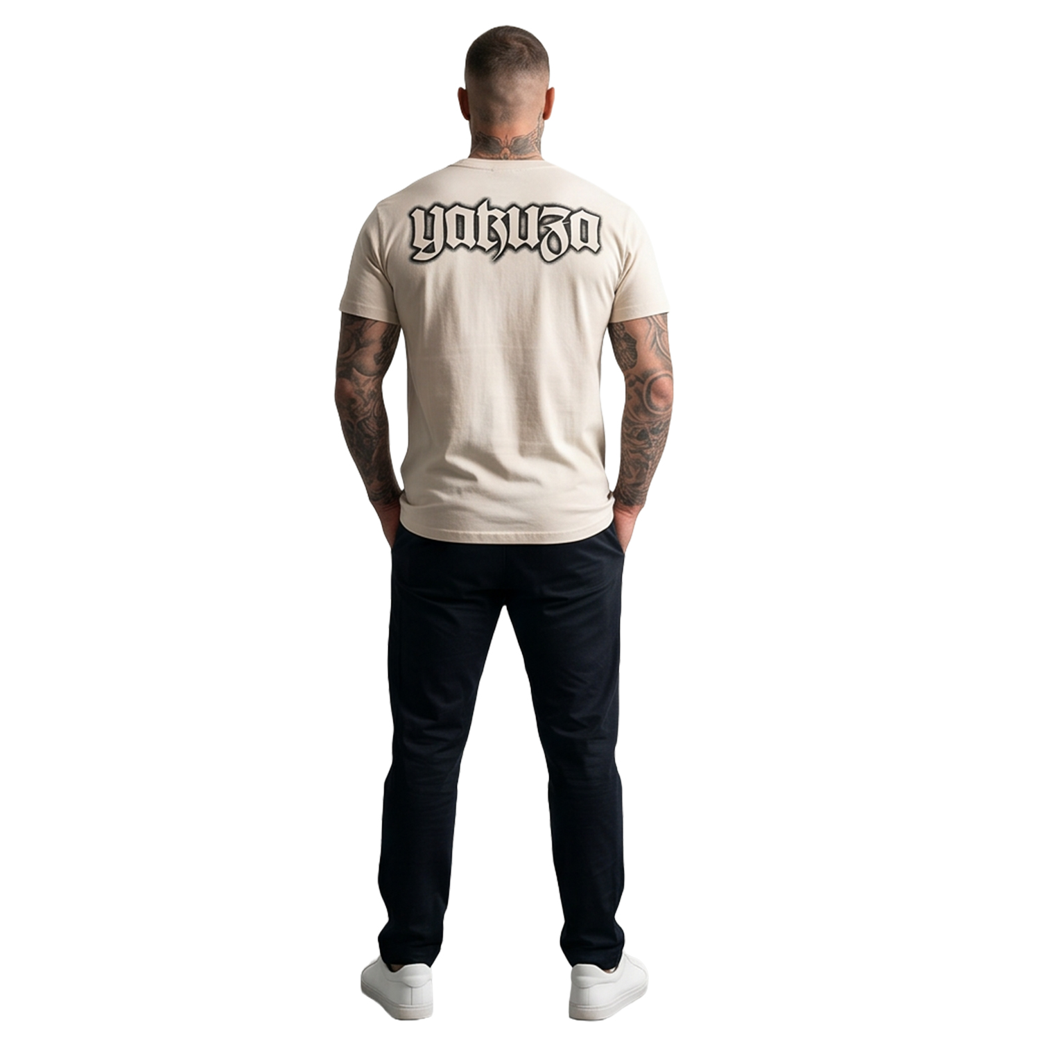 Yakuza pánské tričko Blacks Regular Basic T-Shirt snow/white 6XL