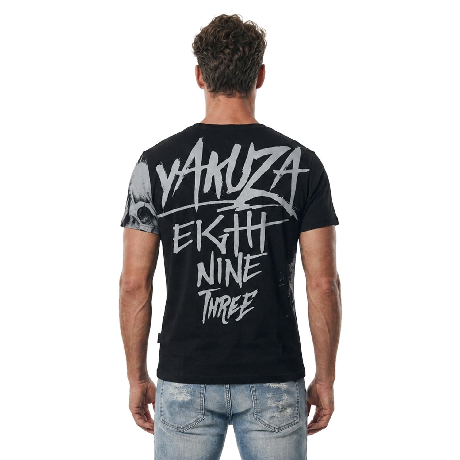 Yakuza pánské tričko Skull Stack Regular T-Shirt black 2XL