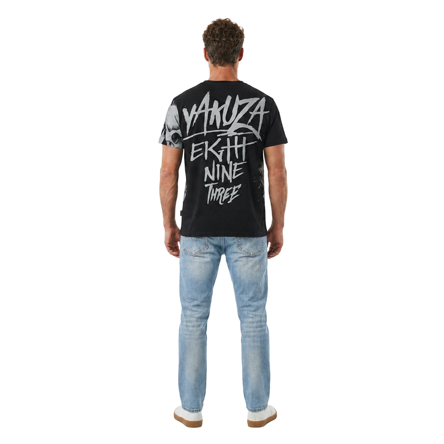 Yakuza pánské tričko Skull Stack Regular T-Shirt black 2XL