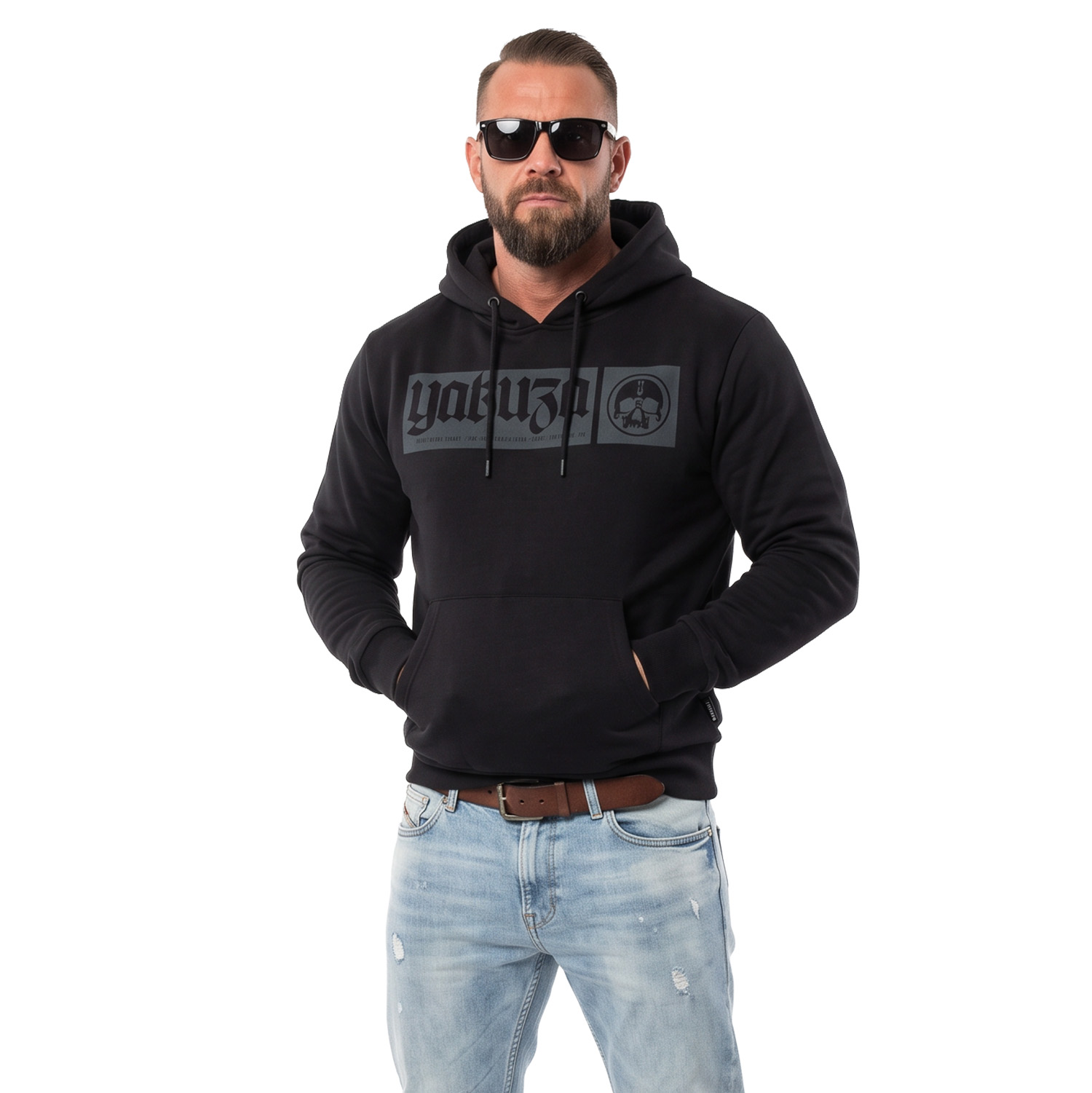 Yakuza pánská mikina s kapucí Bleak V02 Basic Hoodie