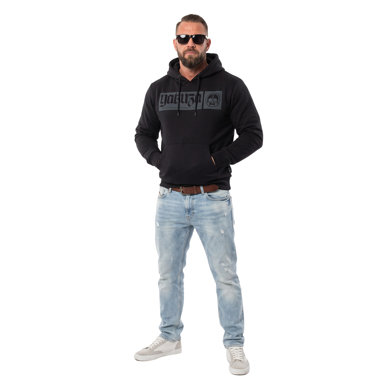 Yakuza pánská mikina s kapucí Bleak V02 Basic Hoodie