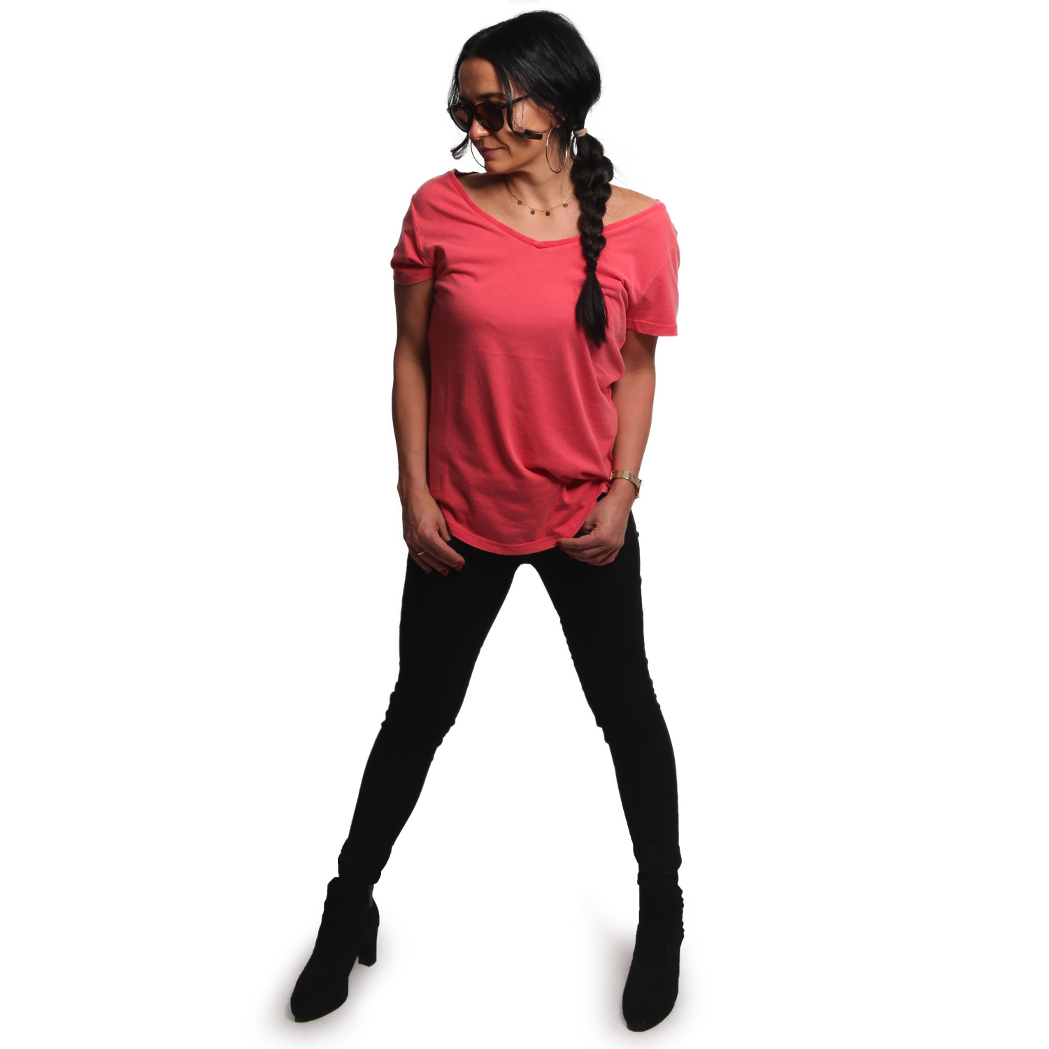 Yakuza dámské tílko Harder V Neck Dye T-Shirt