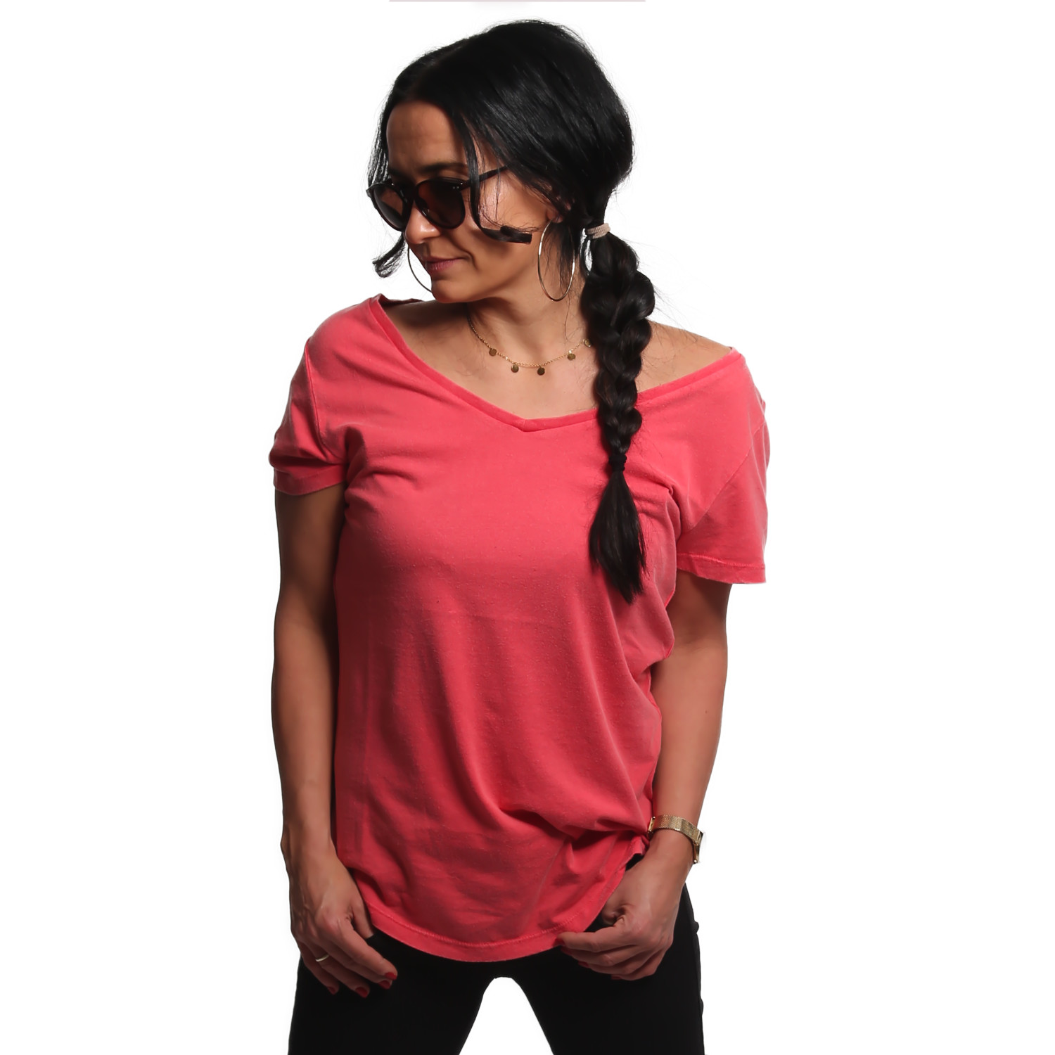 Yakuza dámské tílko Harder V Neck Dye T-Shirt