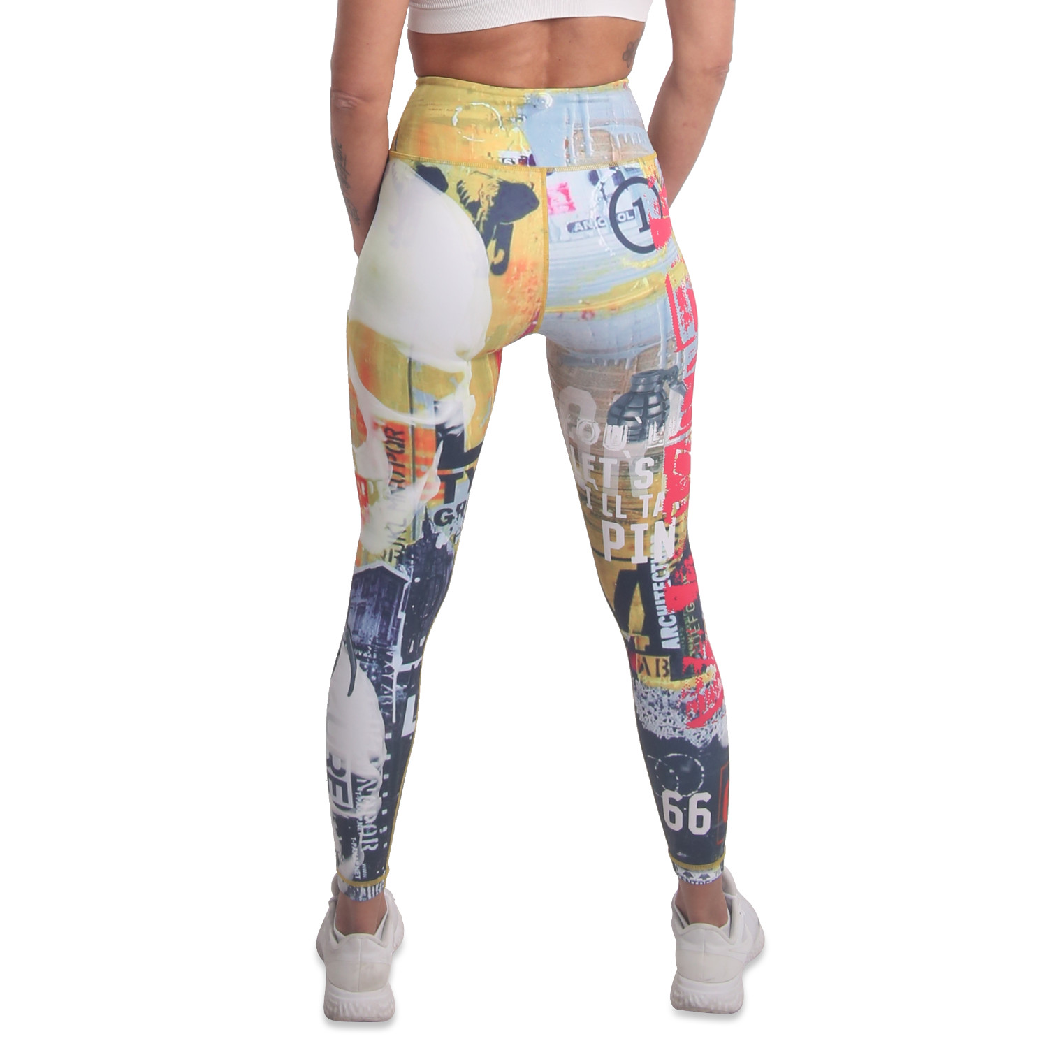 Yakuza dámské legíny Play Slide Leggings colorful XL