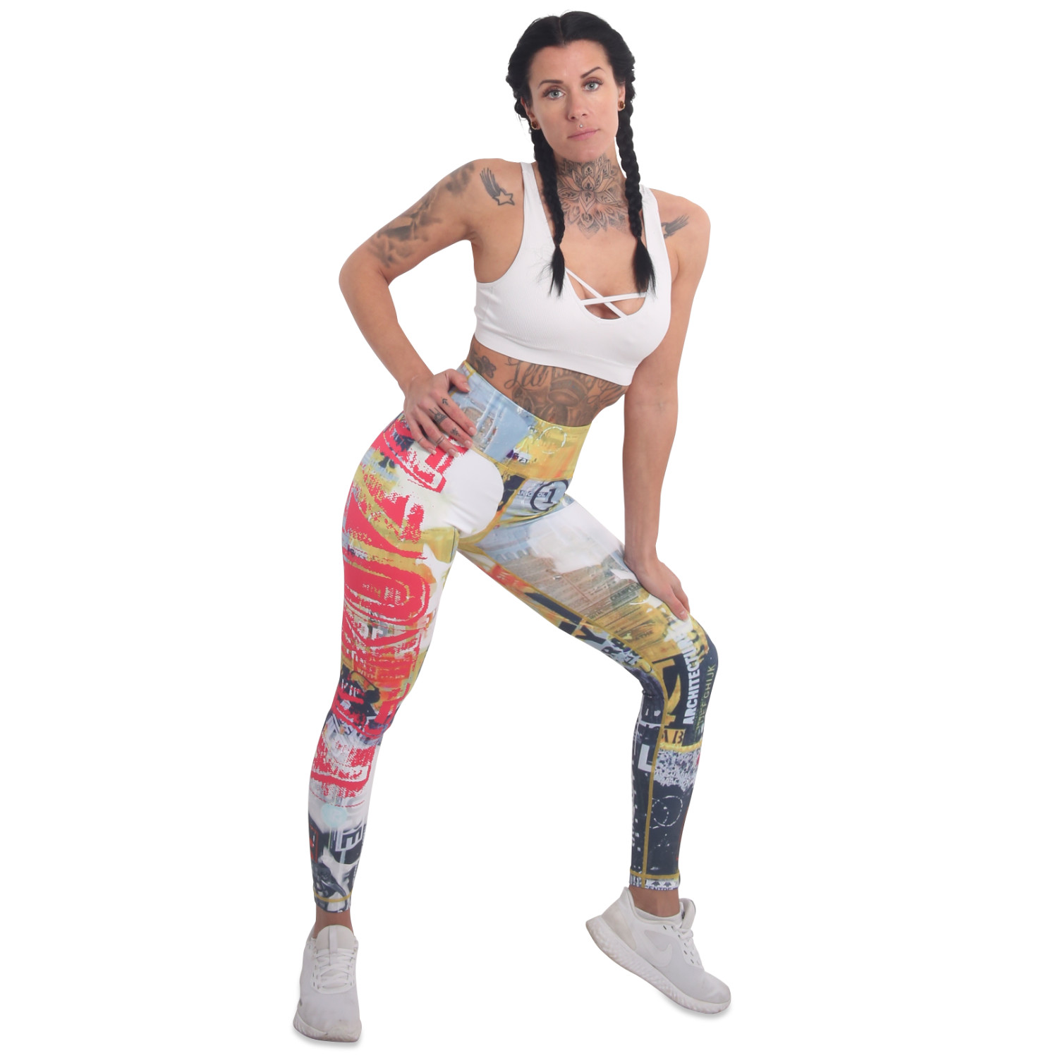 Yakuza dámské legíny Play Slide Leggings colorful XL