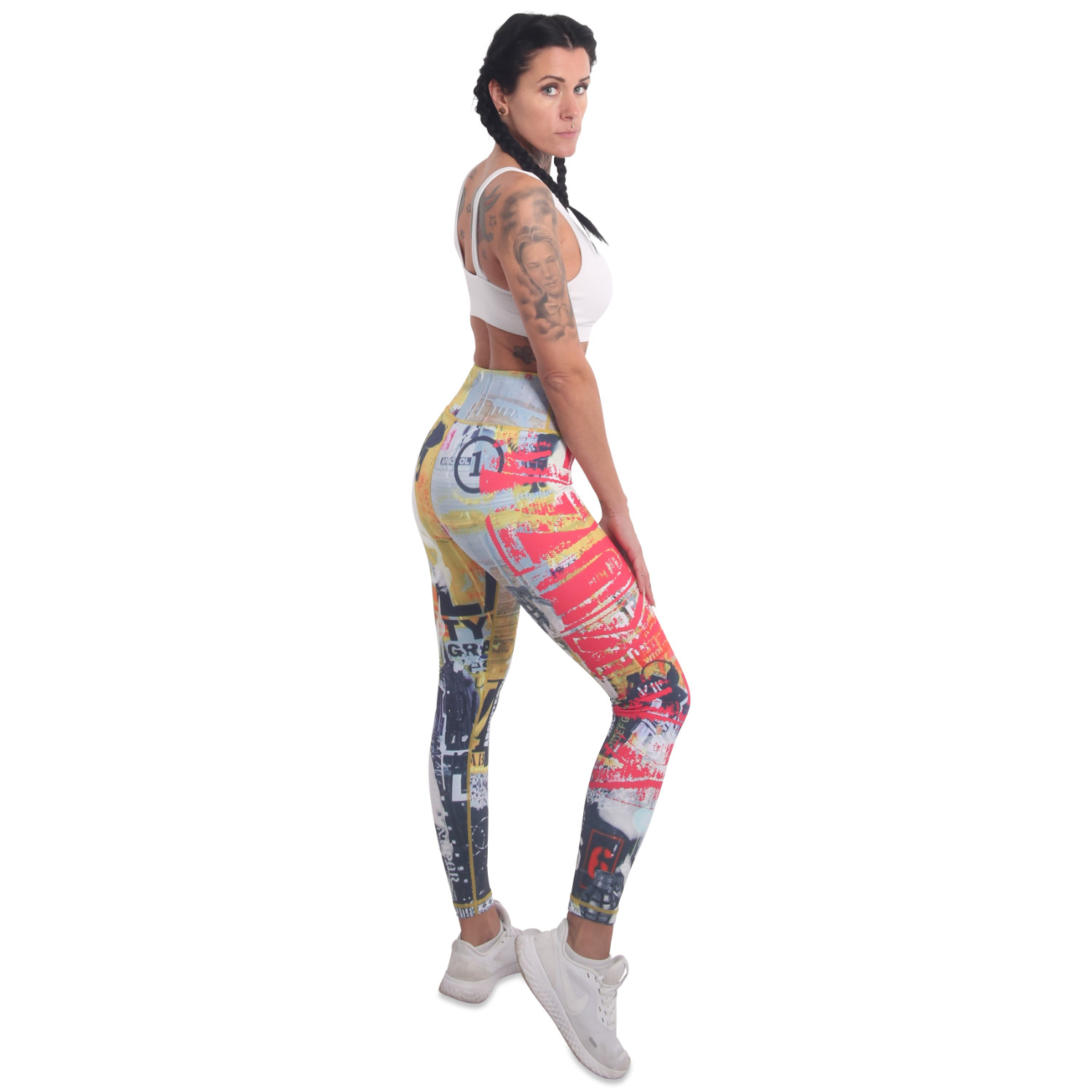 Yakuza dámské legíny Play Slide Leggings colorful XL