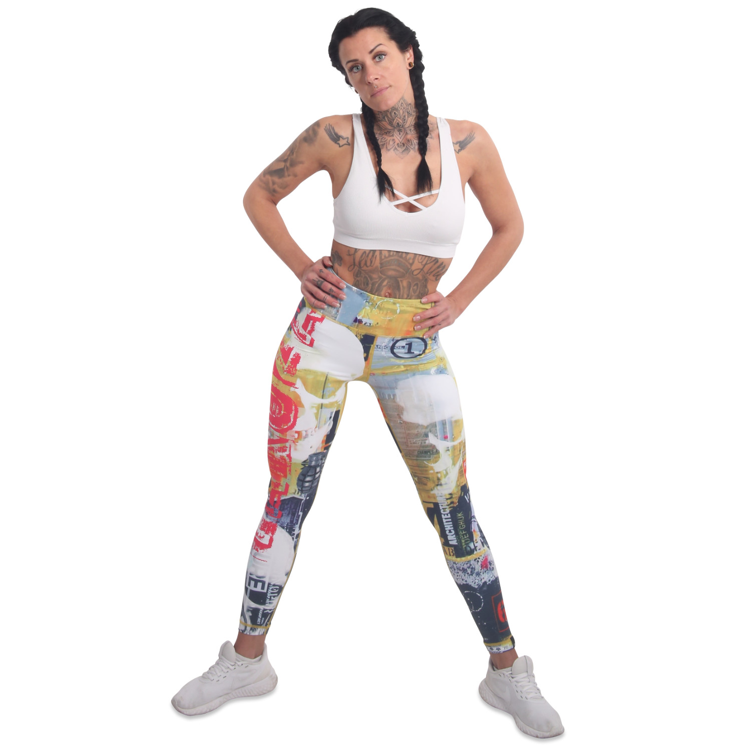 Yakuza dámské legíny Play Slide Leggings colorful XL