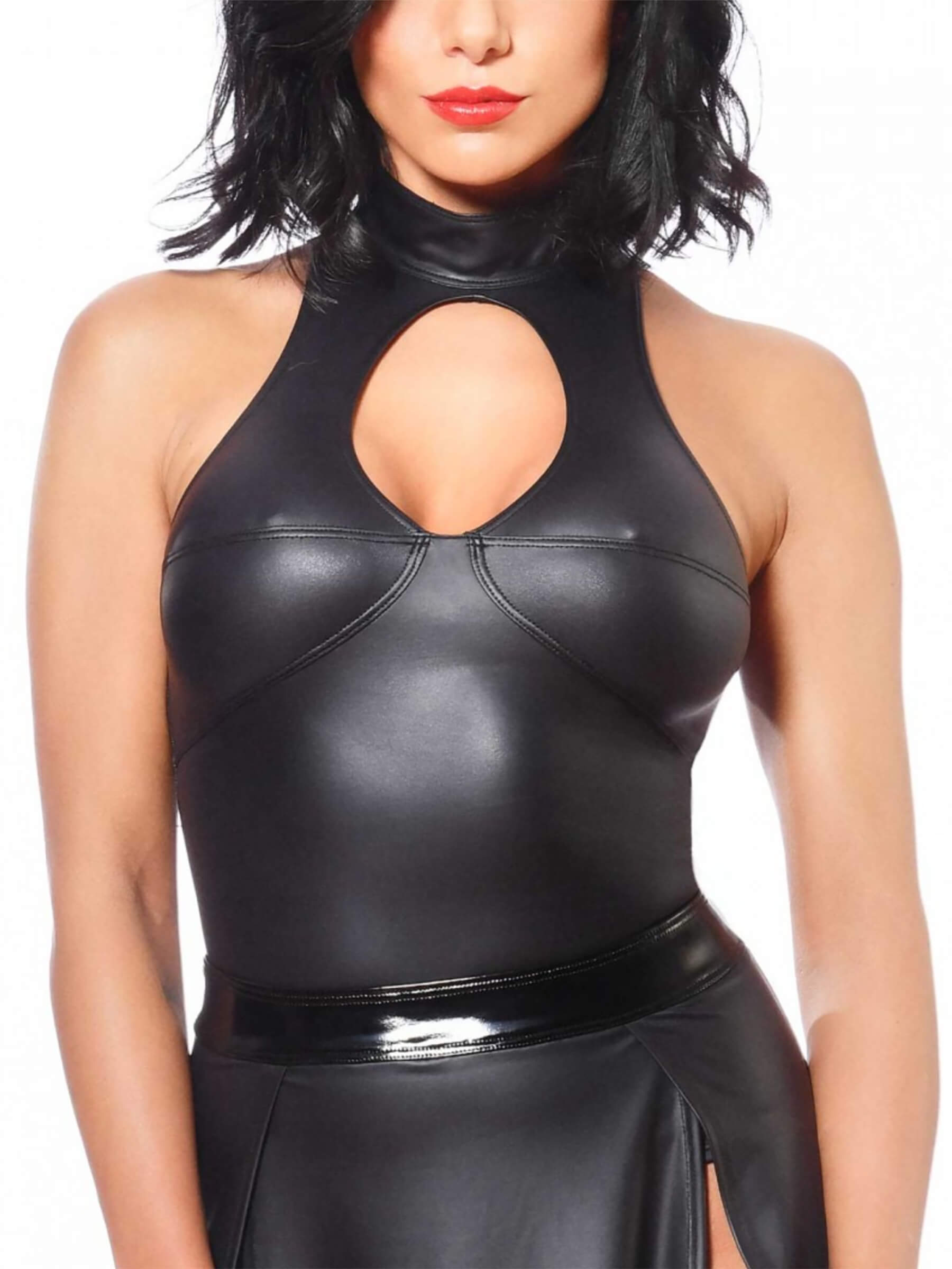 Kunstleder Wetlook TOP Kate