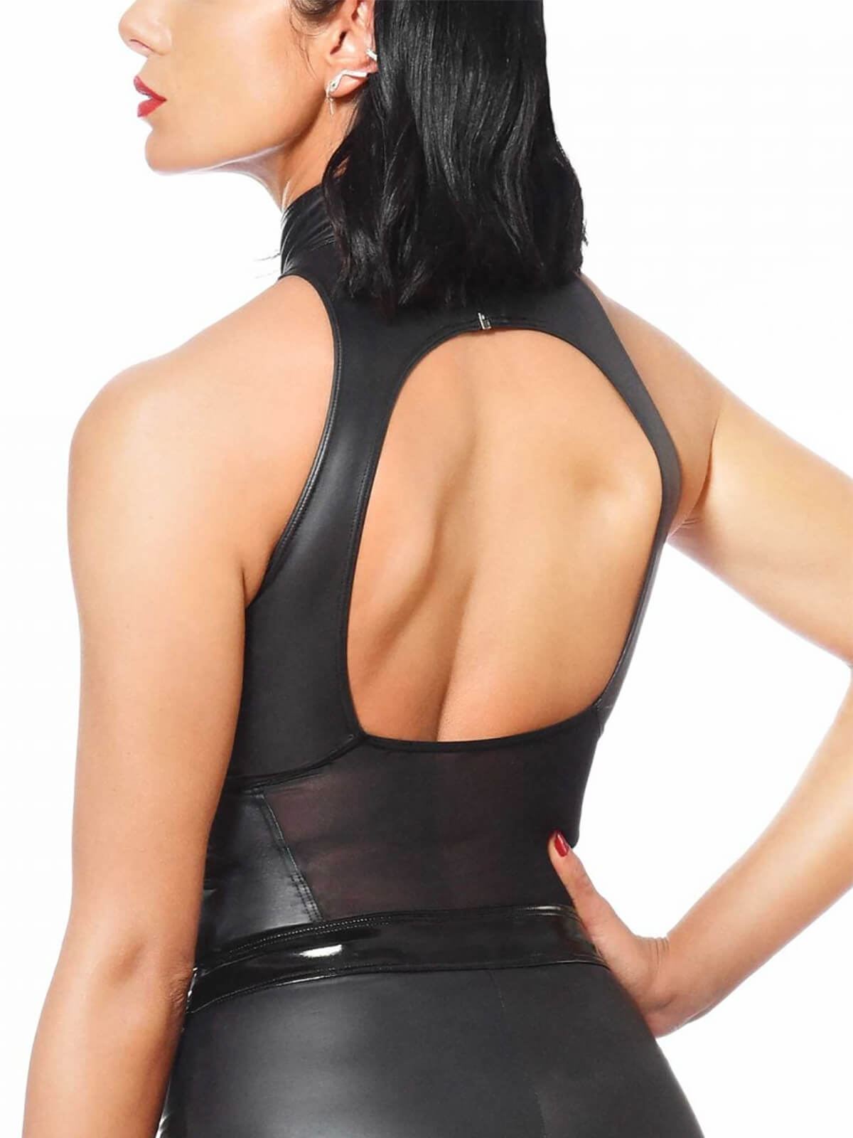 Kunstleder Wetlook TOP Kate