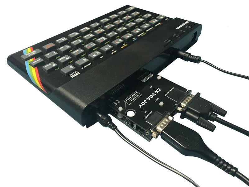 Sinclair ZX Spectrum ZX-VGA-JOY Interface for VGA Display and