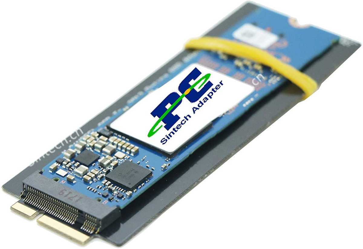 Sintech M2(NGFF) SATA SSD Card,for Upgrade 24Pin 2012 Year MacBook PRO ...